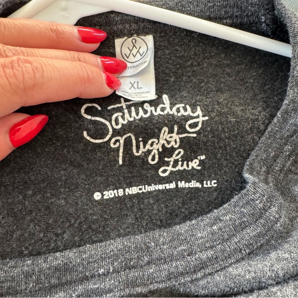 SNL Graphic Sweatshirt in Dark Gray - Picture 4 of 6